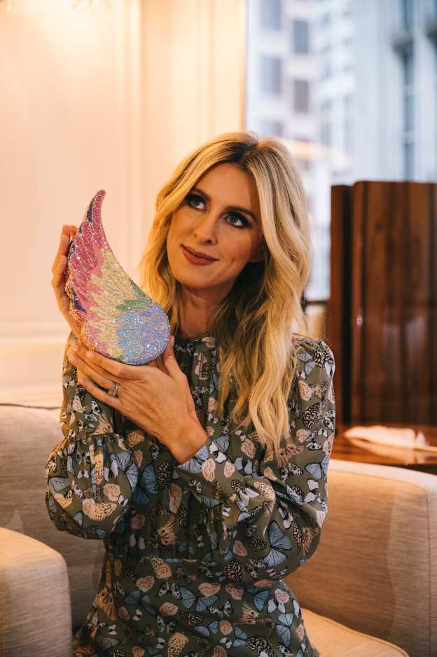 Nicky Hilton and Dee Hilfiger Shine in Judith Leiber at Angel Ball